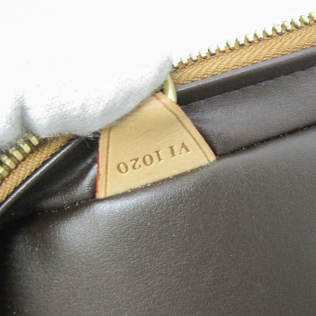 Louis Vuitton Vandam Monogram Vernis Brown Patent_Leather Handbag (Pre-Owned)