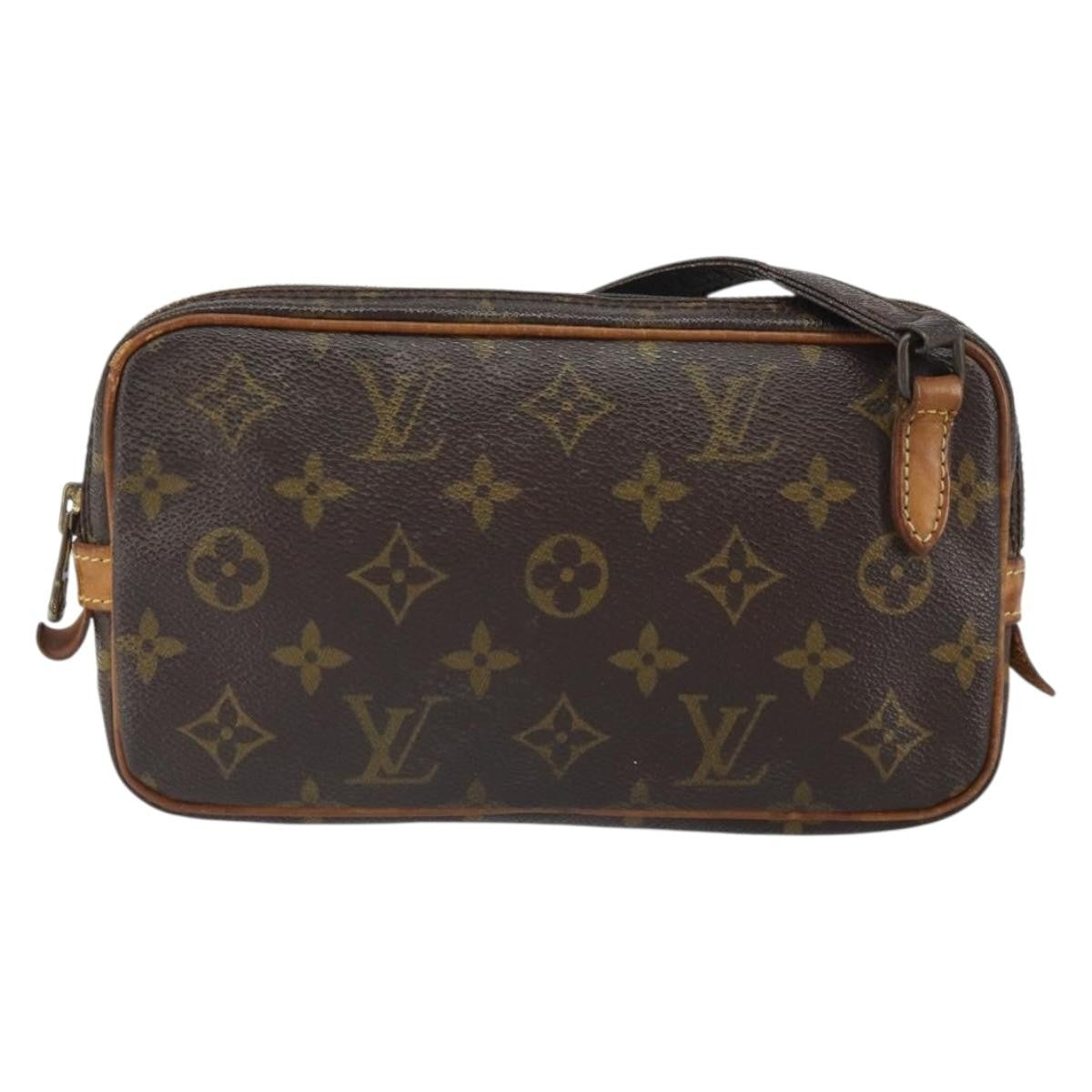 Louis Vuitton Pochette Marly Bandouliere Monogram Canvas Brown Canvas Shoulder Bag Bag (Pre-Owned)