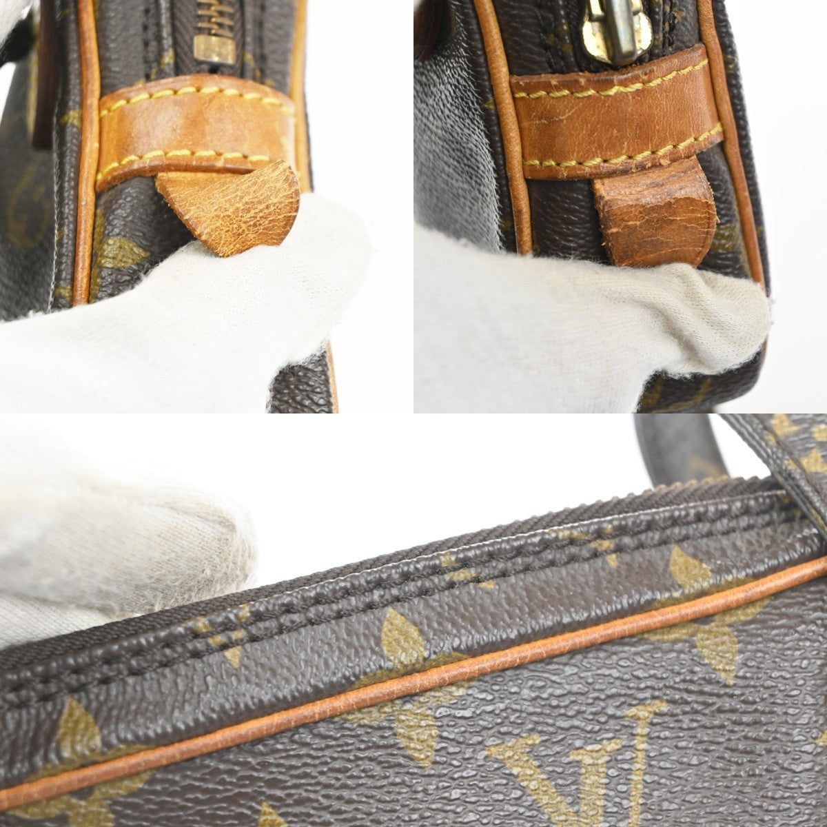 Louis Vuitton Pochette Marly Bandouliere Monogram Canvas Brown Canvas Shoulder Bag Bag (Pre-Owned)