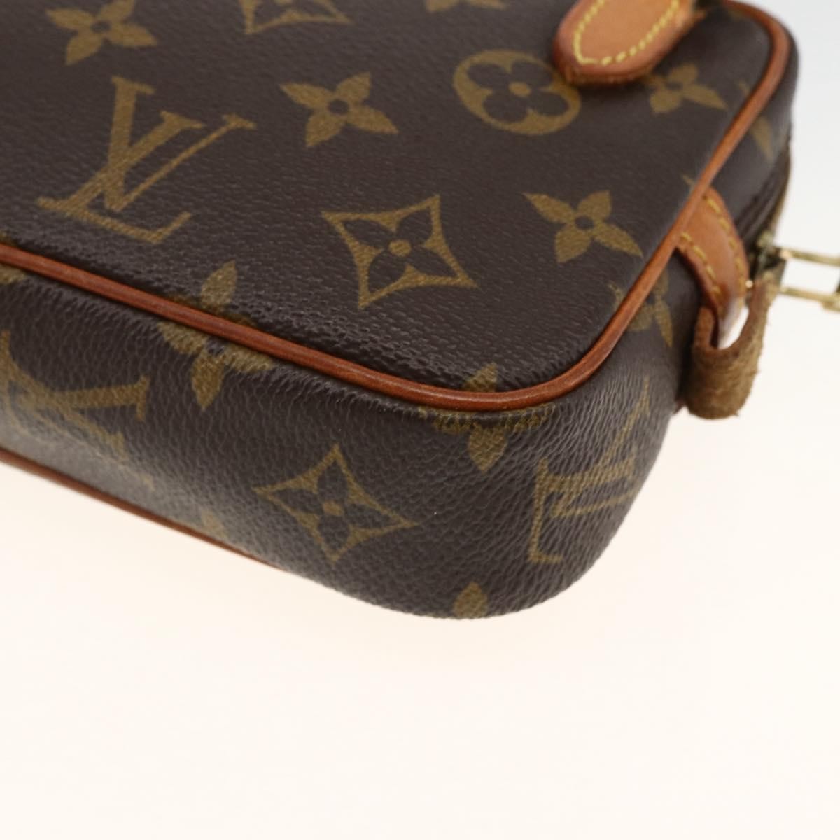 Louis Vuitton Pochette Marly Bandouliere Monogram Canvas Brown Canvas Shoulder Bag Bag (Pre-Owned)
