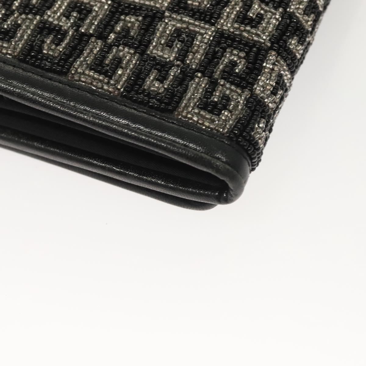 Givenchy Gv3 Leather Black Beads Wallets Accessory (Pre-Owned)