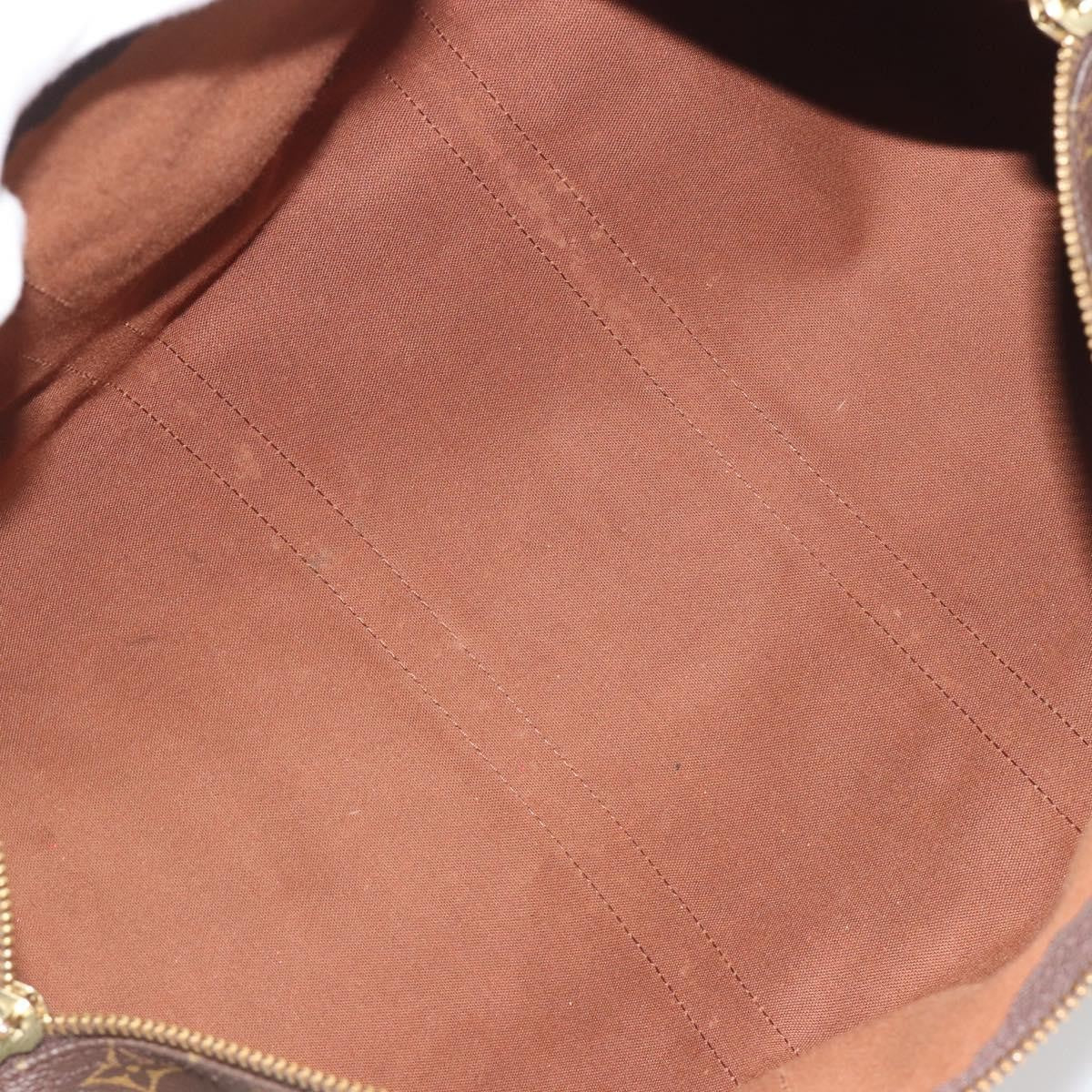 Louis Vuitton Keepall Monogram Brown Canvas Travel Bag Bag (Pre-Owned)