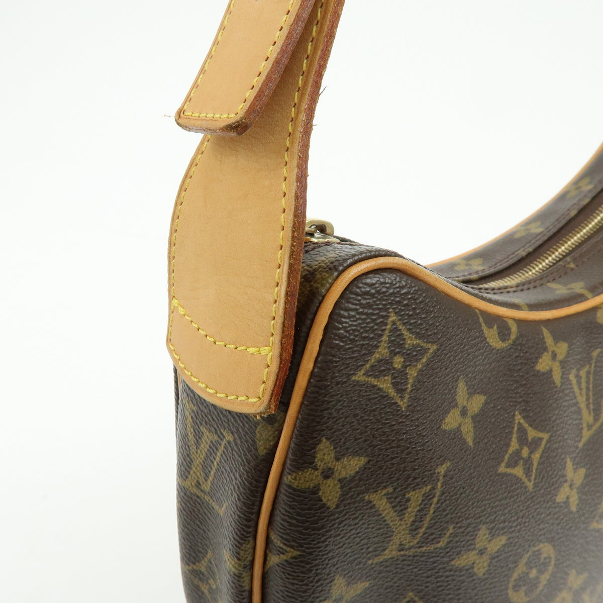 Louis Vuitton Croissant Monogram Canvas Brown Canvas Handbag (Pre-Owned)