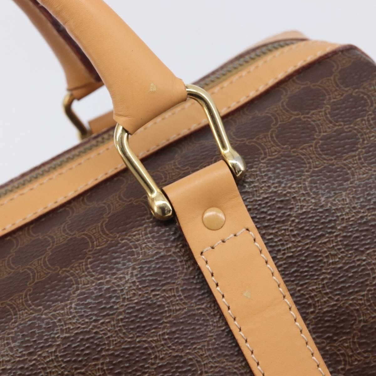 Celine Handbag Canvas Brown Canvas Handbag (Pre-Owned)