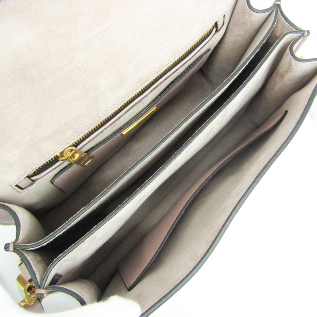 Miu Miu Madras Convertible Compartment Top Handle Leather Pink Leather Handbag (Pre-Owned)