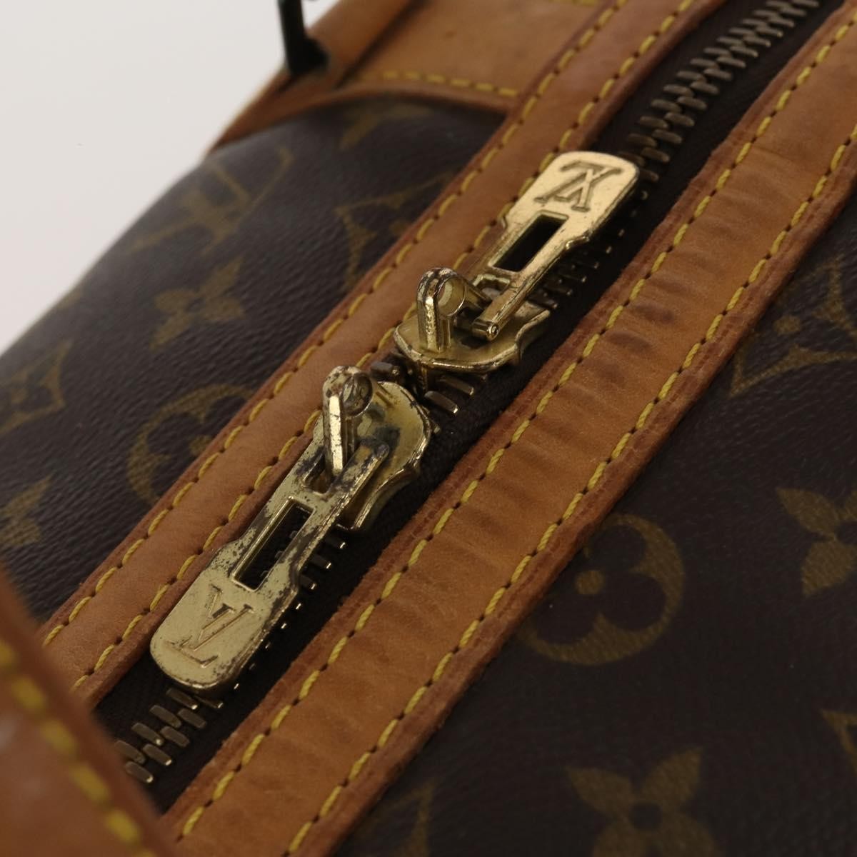 Louis Vuitton Sac Souple Monogram Canvas Brown Canvas Travel Bag Bag (Pre-Owned)