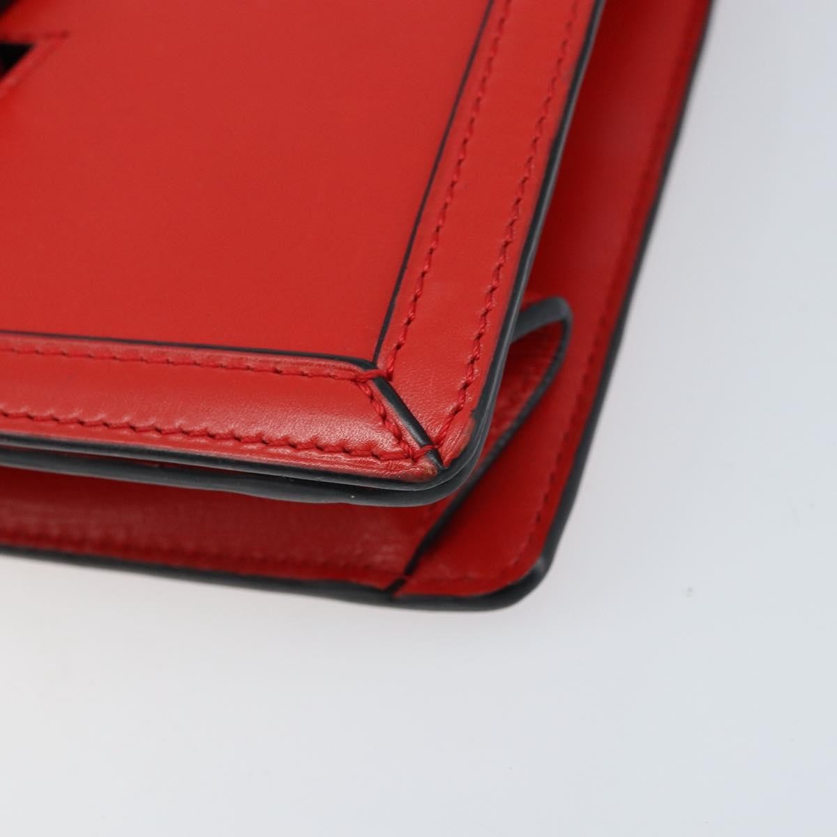 Loewe Barcelona Leather Red Leather Shoulder Bag Bag (Pre-Owned)
