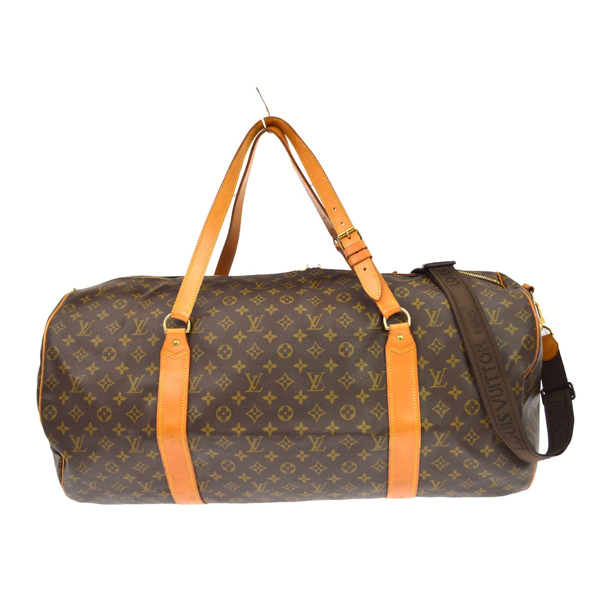 Louis Vuitton Sac Polochon Monogram Canvas Brown Canvas Handbag (Pre-Owned)