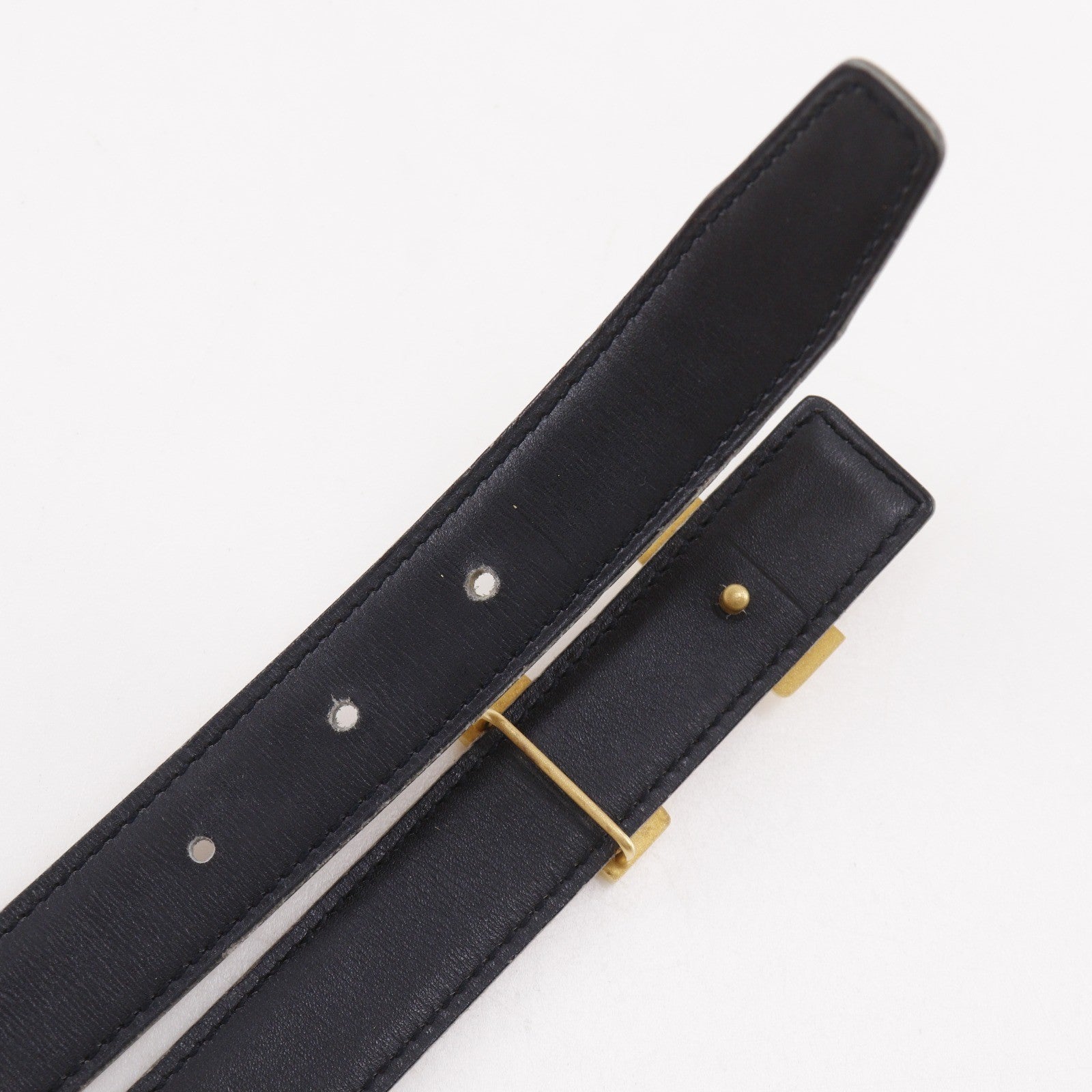 Hermes Constance Reversible Belt Leather Brown Leather Belts Accessory (Pre-Owned)
