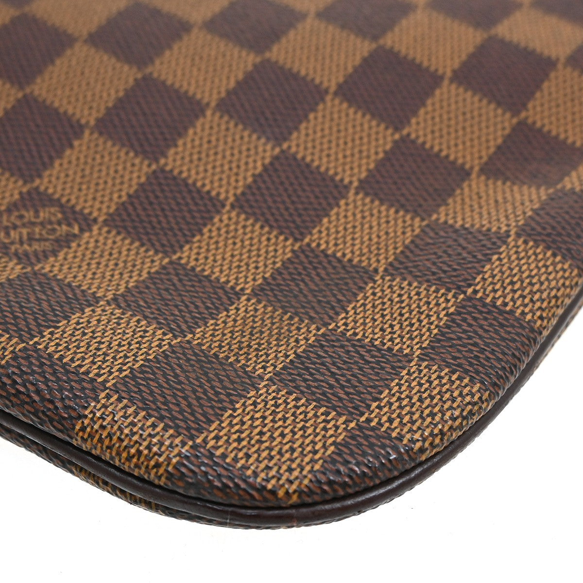 Louis Vuitton Clifton Damier Ebene Brown Canvas Tote Bag Bag (Pre-Owned)