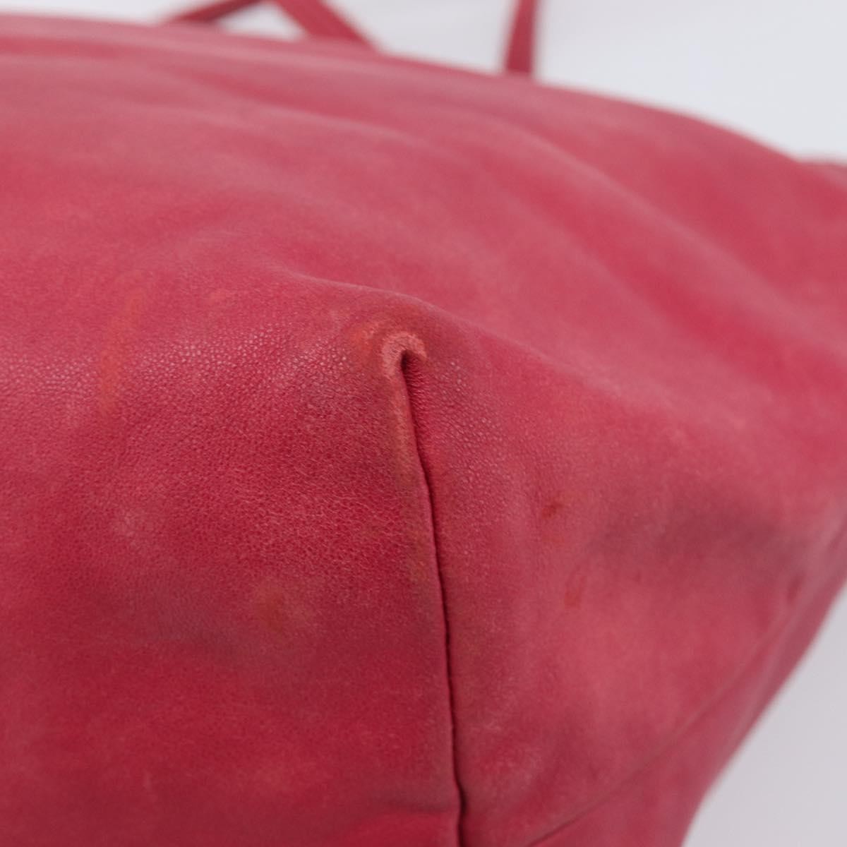 Loewe Tote Leather Pink Leather Tote Bag Bag (Pre-Owned)