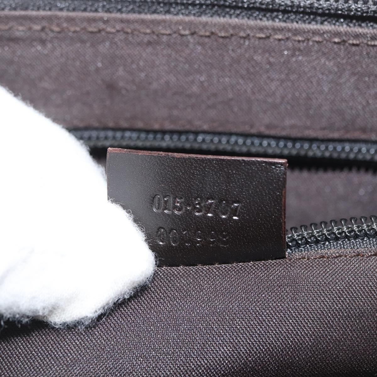 Gucci Gg Canvas Canvas Beige Canvas Briefcase Bag (Pre-Owned)