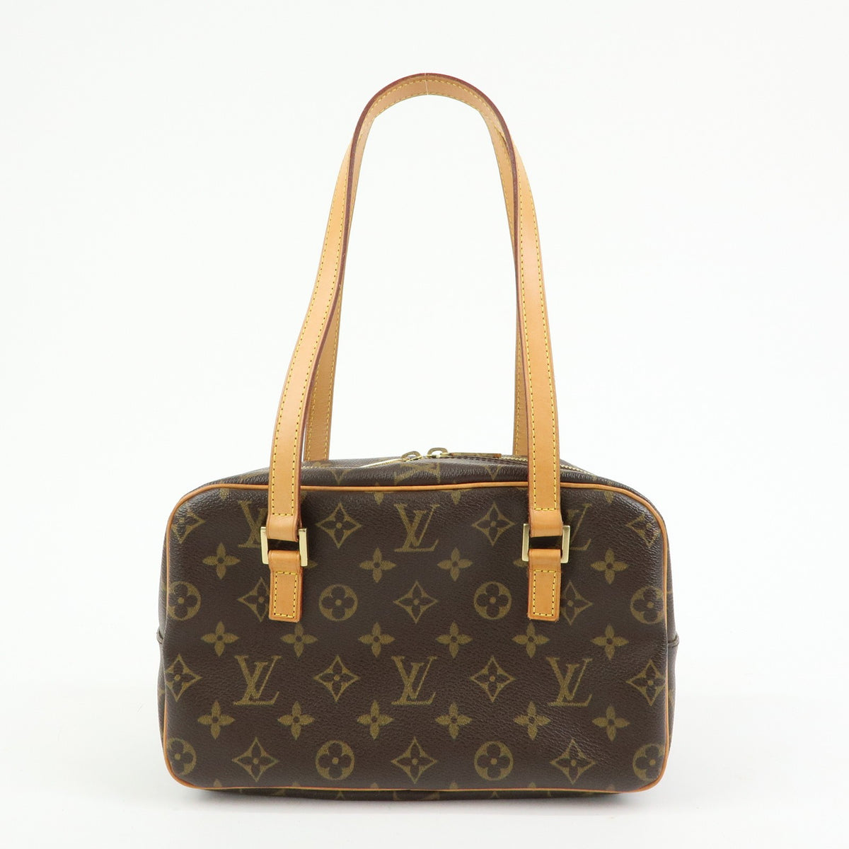 Louis Vuitton Cite Monogram Canvas Brown Canvas Handbag (Pre-Owned)