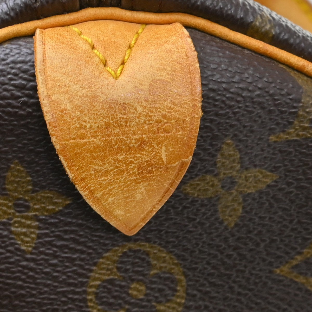 Louis Vuitton Speedy Monogram Canvas Brown Canvas Handbag (Pre-Owned)