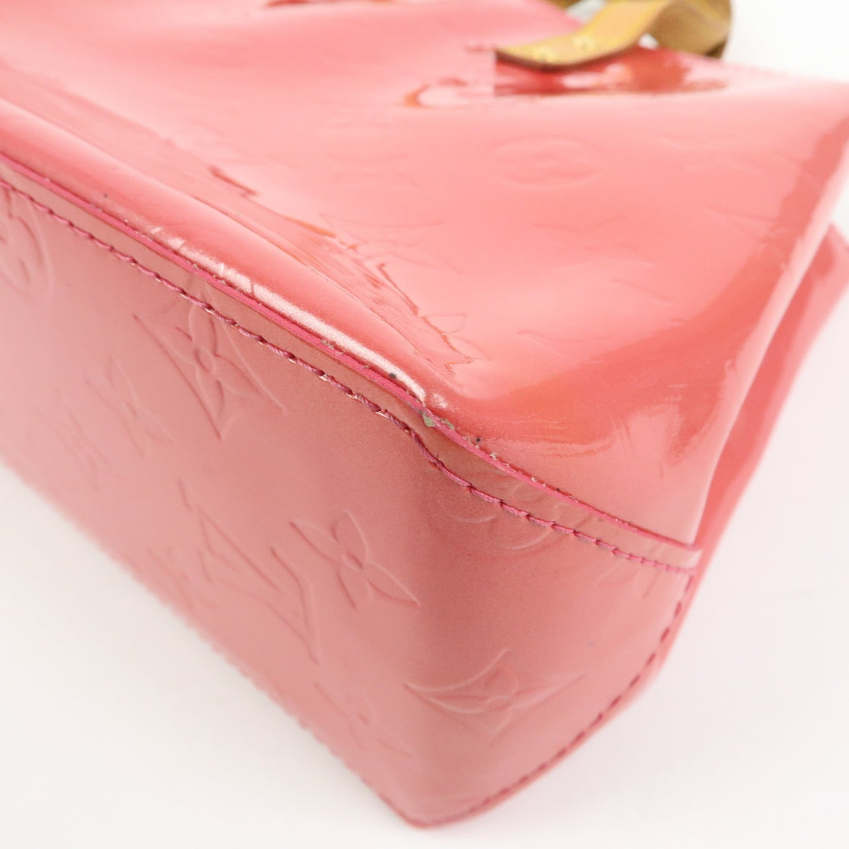 Louis Vuitton Reade Monogram Vernis Pink Patent_Leather Handbag (Pre-Owned)