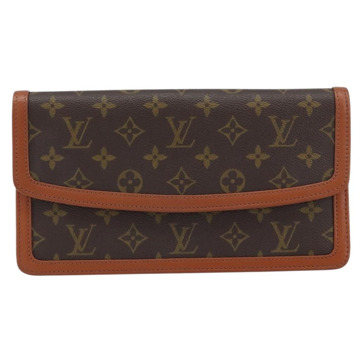 Louis Vuitton Dame Pochette Monogram Canvas Brown Canvas Clutche & Pouche Bag (Pre-Owned)