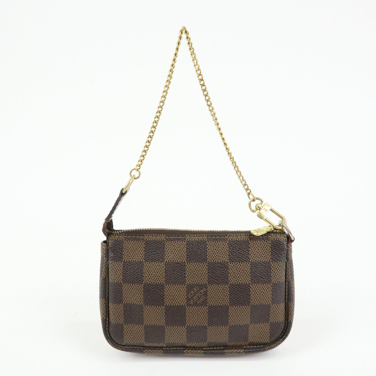 Louis Vuitton Pochette Accessoires Damier Brown Canvas Clutche & Pouche Bag (Pre-Owned)