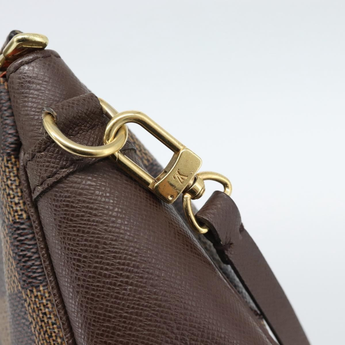 Louis Vuitton Trousse Make Up Damier Brown Canvas Clutche & Pouche Bag (Pre-Owned)
