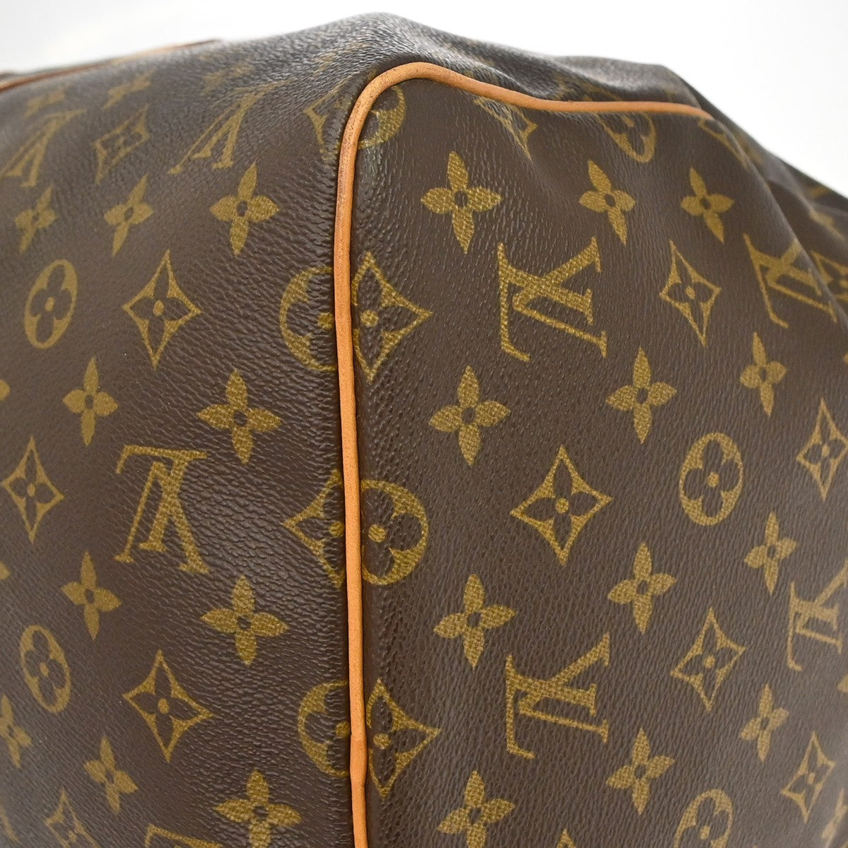 Louis Vuitton Keepall Monogram Brown Canvas Travel Bag Bag (Pre-Owned)