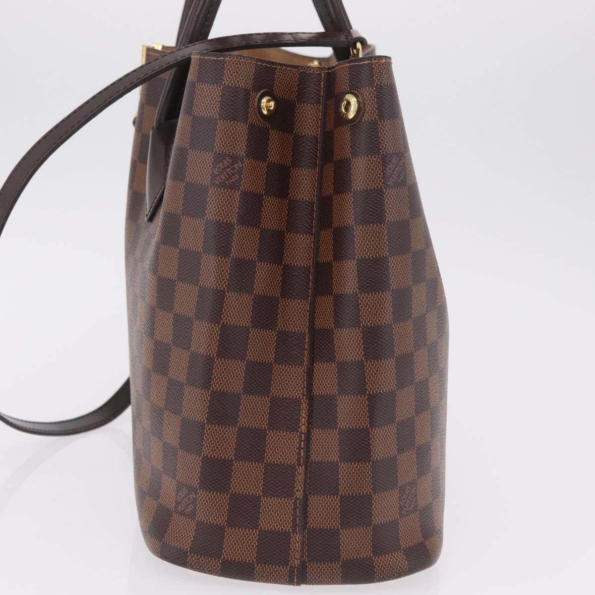 Louis Vuitton Kensington Damier Brown Canvas Handbag (Pre-Owned)
