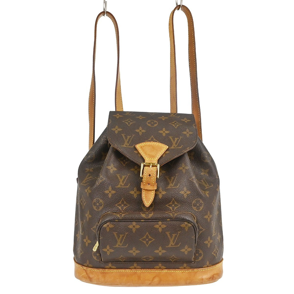 Louis Vuitton Vintage Montsouris Monogram Canvas Brown Canvas Backpack Bag (Pre-Owned)