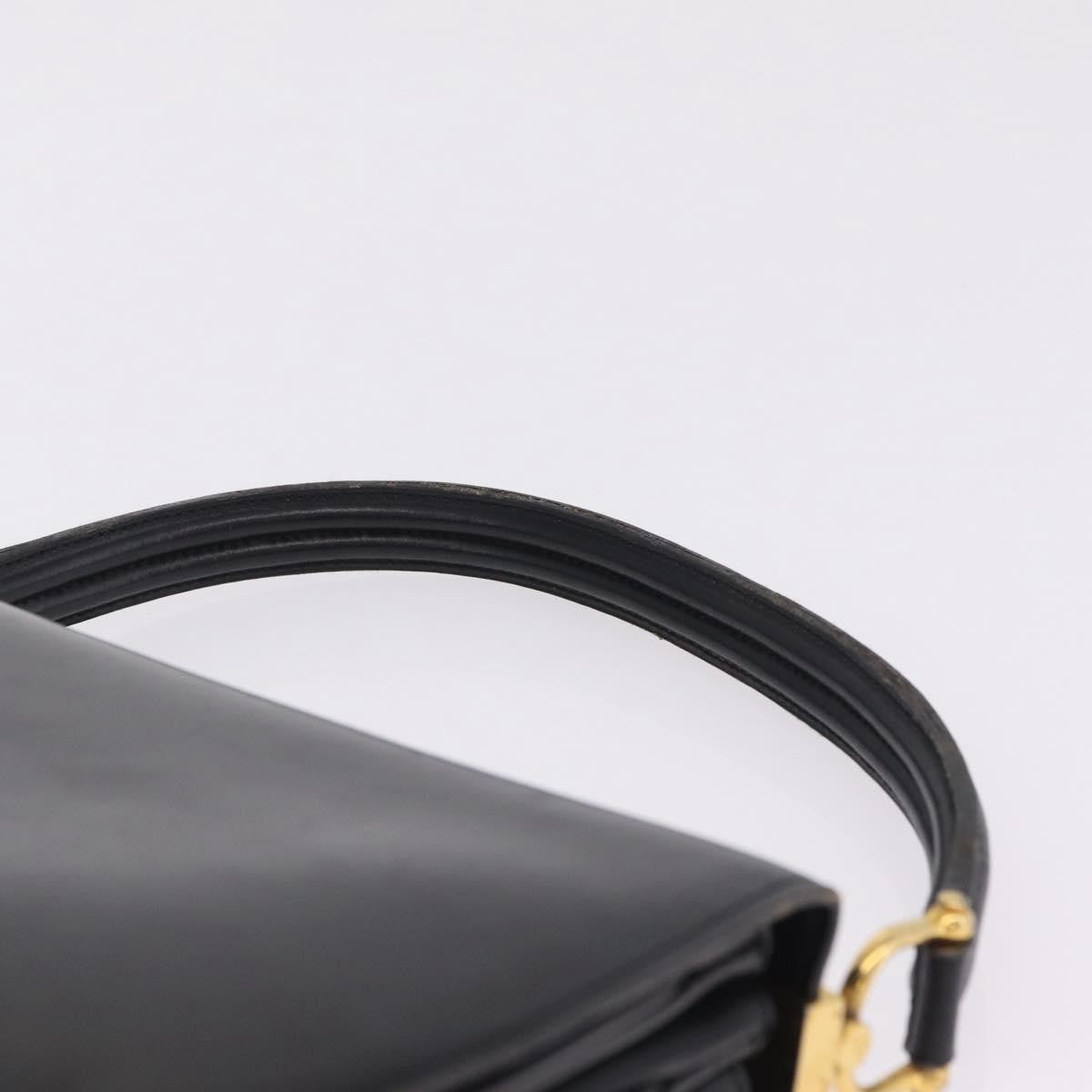 Celine Handbag Leather Black Leather Handbag (Pre-Owned)