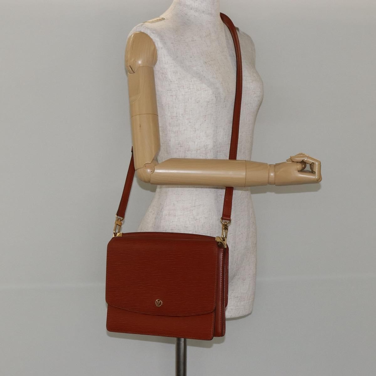 Louis Vuitton Grenelle Epi Leather Brown Leather Shoulder Bag Bag (Pre-Owned)