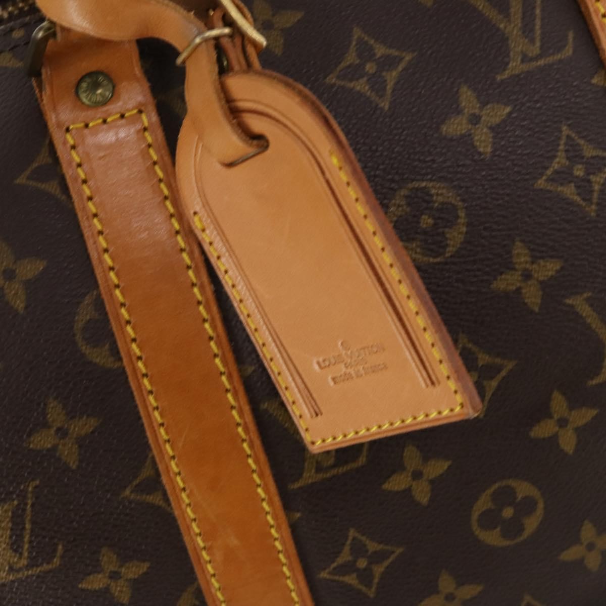 Louis Vuitton Keepall Monogram Canvas Brown Canvas Travel Bag Bag (Pre-Owned)