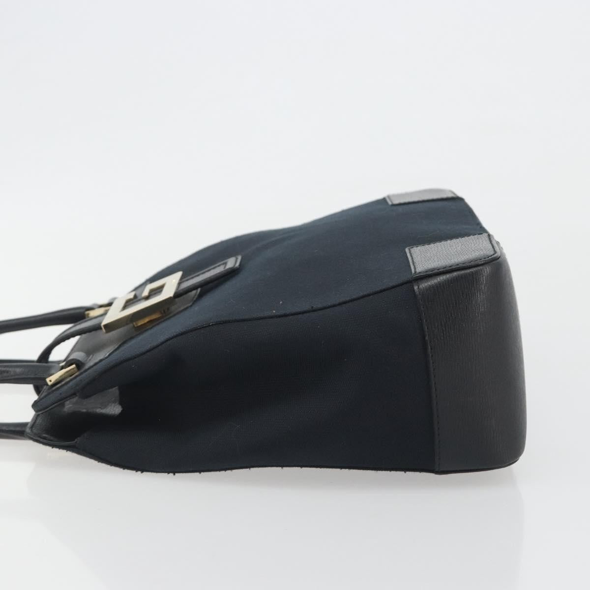 Gucci Vintage G Hobo Gg Canvas And Leather Black Canvas Shoulder Bag Bag (Pre-Owned)