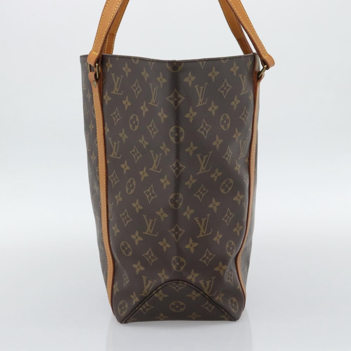 Louis Vuitton Shopping Sac Monogram Canvas Brown Canvas Handbag (Pre-Owned)