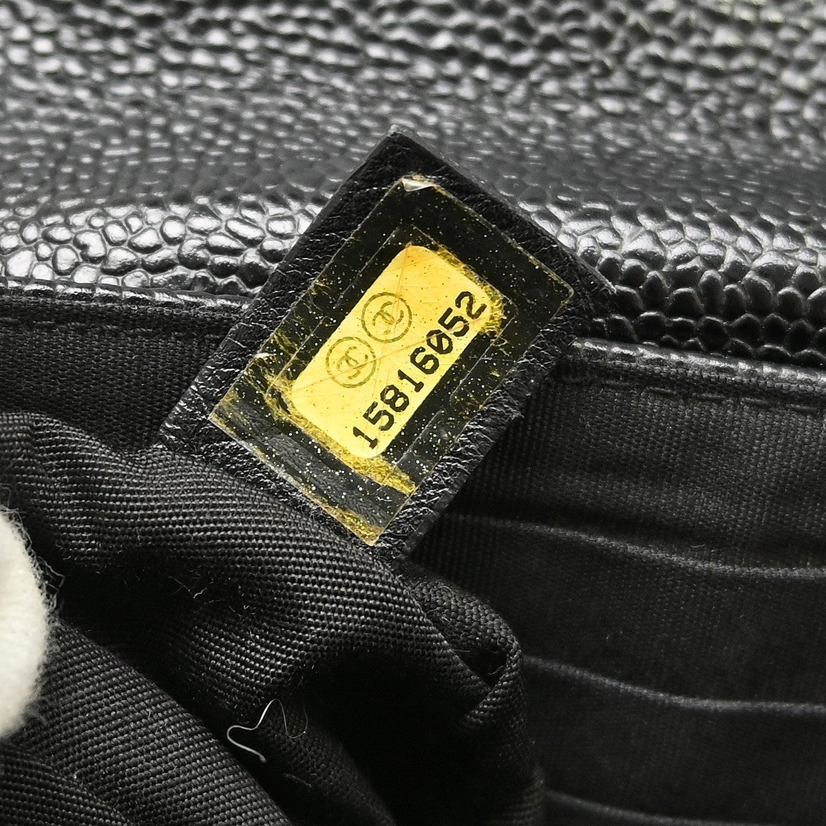 Chanel Half Moon Wallet On Chain Caviar Black Calfskin Clutche & Pouche Bag (Pre-Owned)