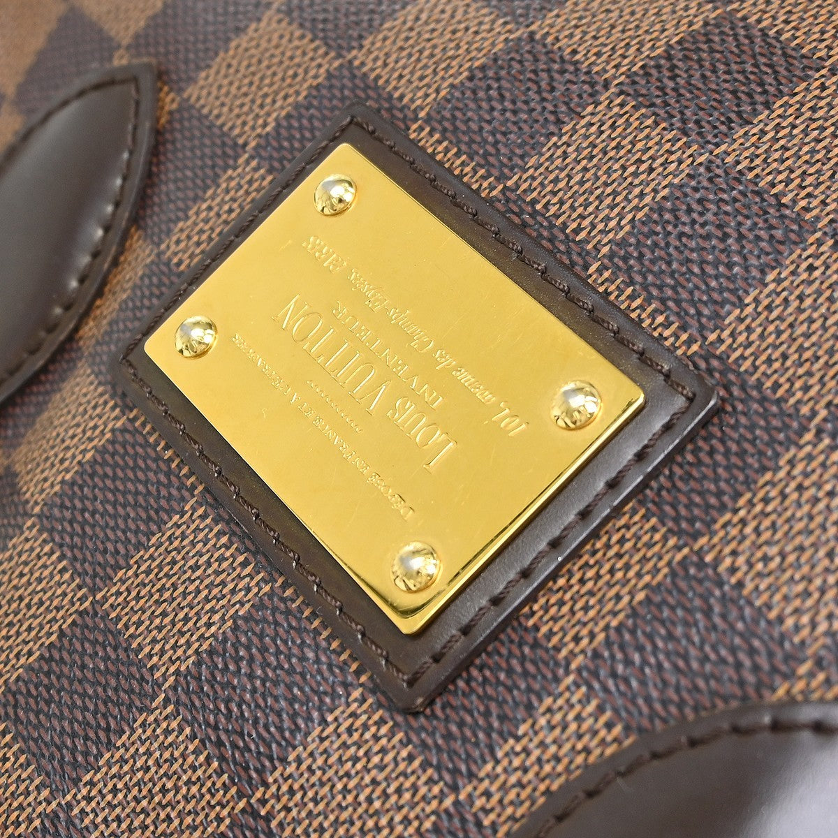 Louis Vuitton Hampstead Damier Brown Canvas Tote Bag Bag (Pre-Owned)