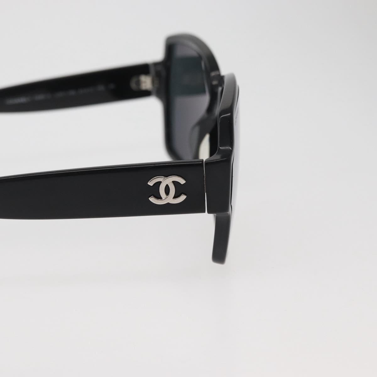 Chanel Logo Cc Plastic Black Plastic Sunglasse Accessory (Pre-Owned)