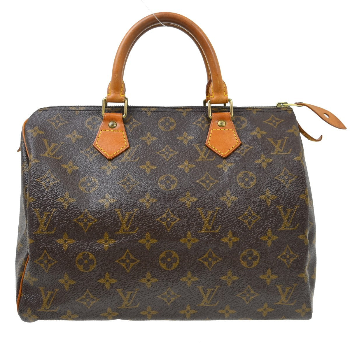 Louis Vuitton Speedy Monogram Canvas Brown Canvas Handbag (Pre-Owned)