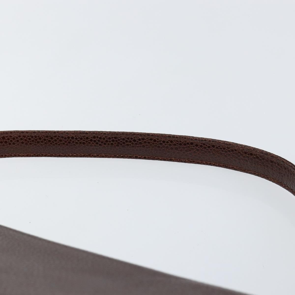 Givenchy Shoulder Leather Brown Leather Shoulder Bag Bag (Pre-Owned)