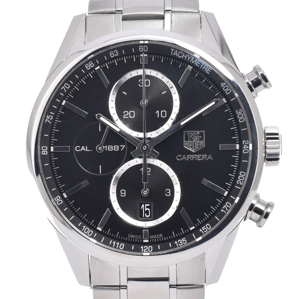 Tag Heuer Carrera Calibre 1887 Chronograph Automatic Stainless Steel And Ceramic Watch (Pre-Owned)