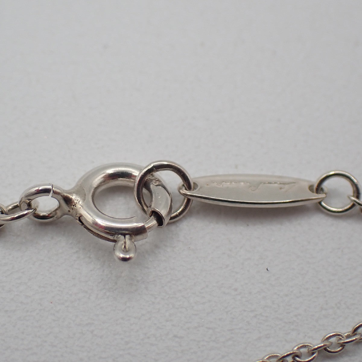 Tiffany & Co. Elsa Peretti Open Heart Pendant Sterling Silver Silver Silver Necklace Jewelry (Pre-Owned)