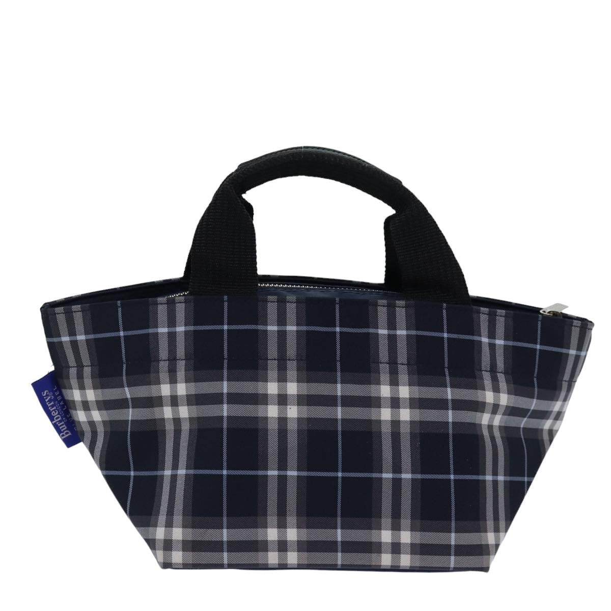 Burberry Nova Check Blue Label Nylon Navy Nylon Shoulder Bag Bag (Pre-Owned)