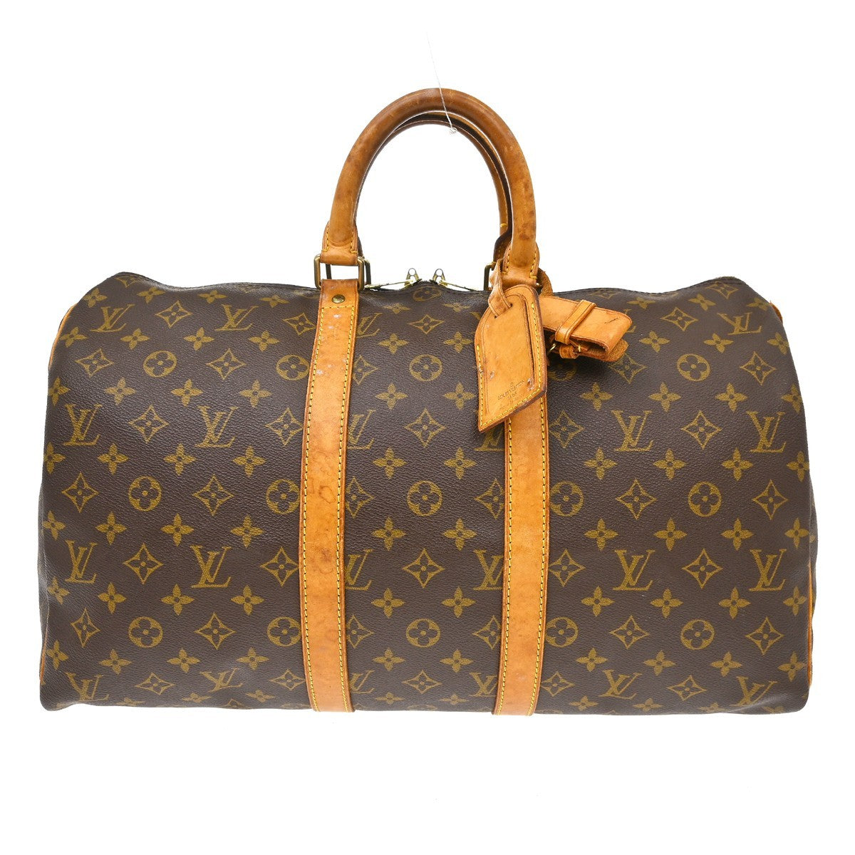 Louis Vuitton Keepall Monogram Canvas Brown Canvas Travel Bag Bag (Pre-Owned)