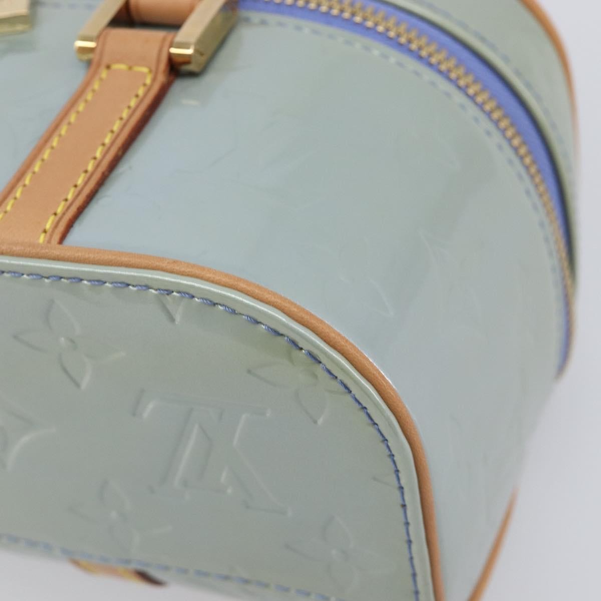 Louis Vuitton Sullivan Horizontal Monogram Vernis Purple Patent_Leather Handbag (Pre-Owned)