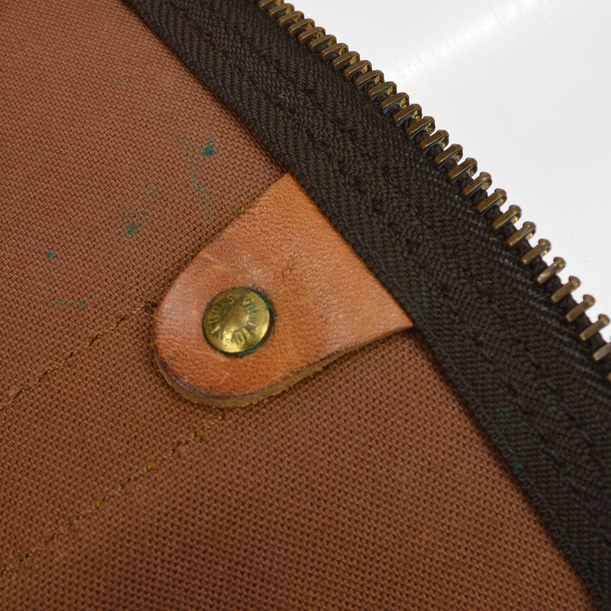 Louis Vuitton Keepall Monogram Canvas Brown Canvas Travel Bag Bag (Pre-Owned)