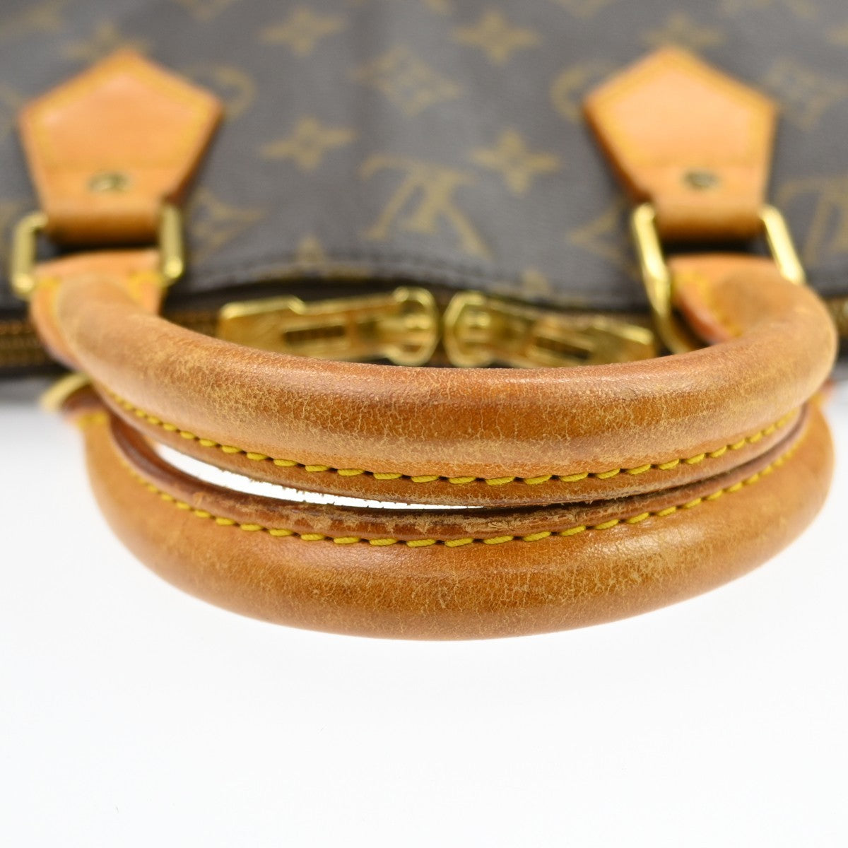 Louis Vuitton Alma Monogram Brown Canvas Handbag (Pre-Owned)