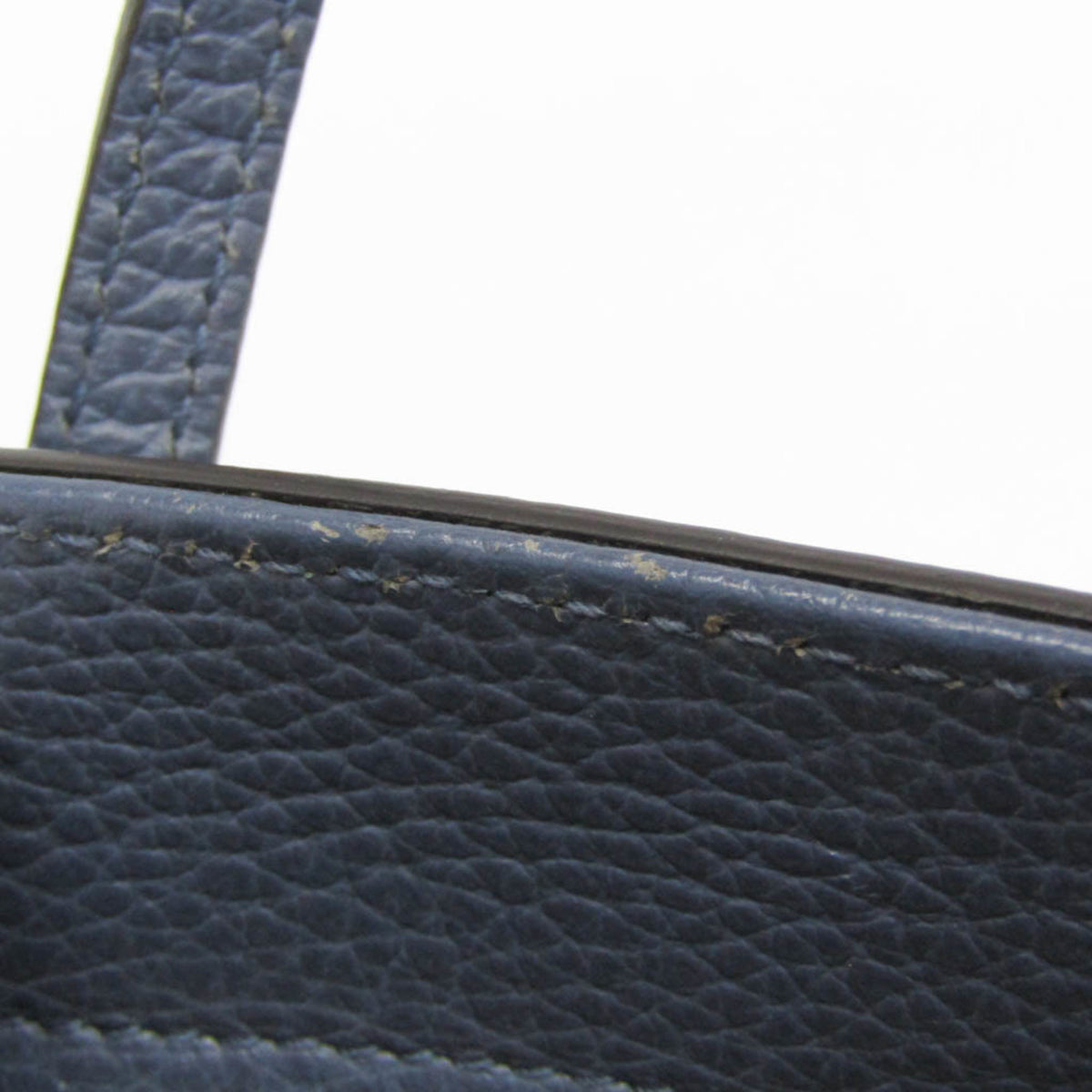 Gucci Swing Leather Blue Leather Tote Bag Bag (Pre-Owned)