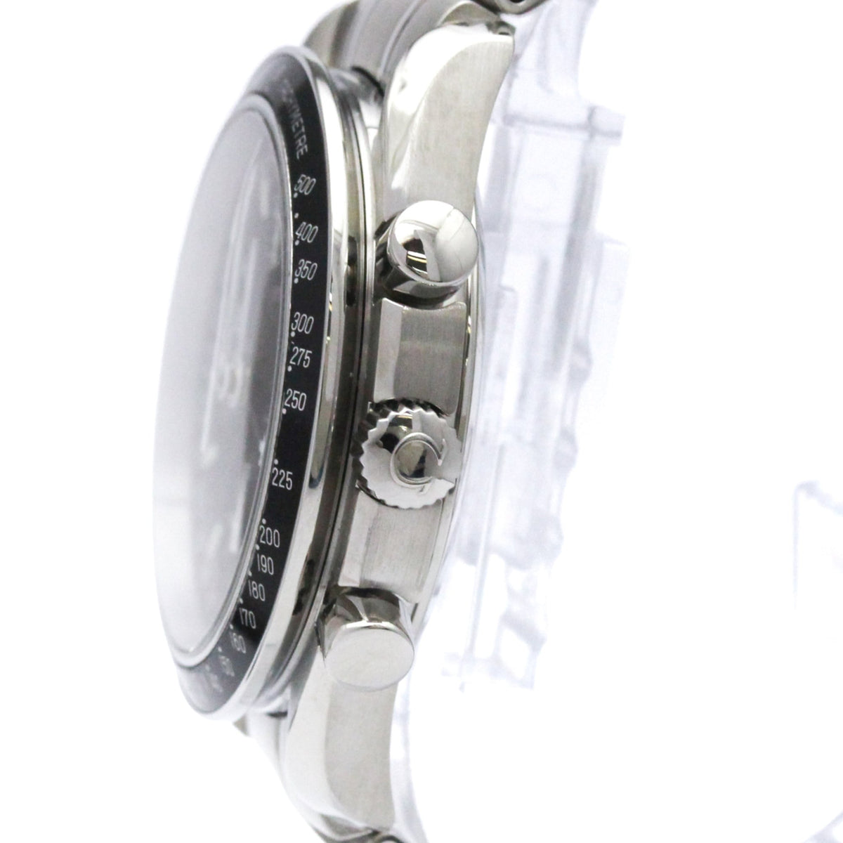 Omega Speedmaster Day-Date Chronograph Automatic Stainless Steel Watch (Pre-Owned)