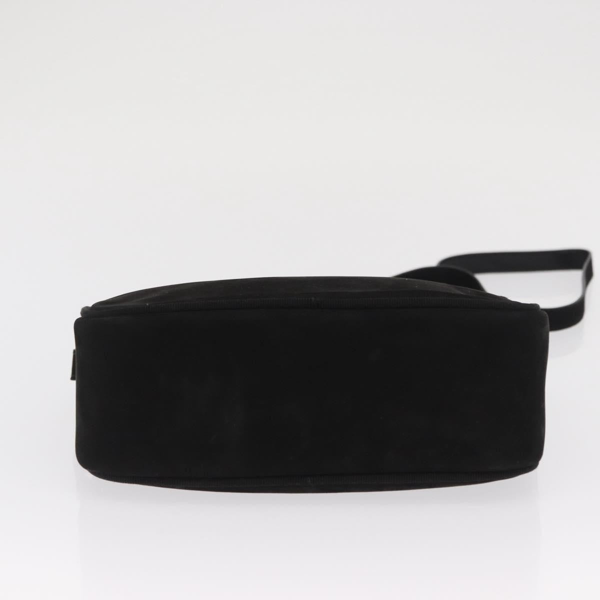 Salvatore Ferragamo Vala Clutch Suede Black Suede Clutche & Pouche Bag (Pre-Owned)