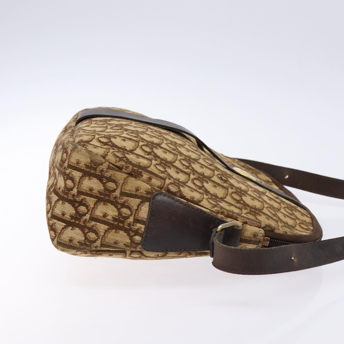 Christian Dior Vintage Trotter Canvas Brown Canvas Bag (Pre-Owned)