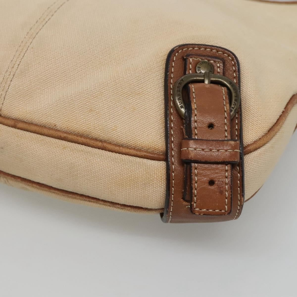 Burberry Blue Label Canvas Beige Canvas Shoulder Bag Bag (Pre-Owned)