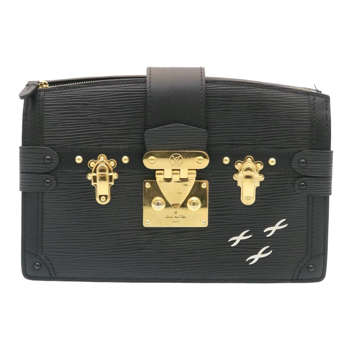 Louis Vuitton Trunk Clutch Epi Leather Black Leather Clutche & Pouche Bag (Pre-Owned)