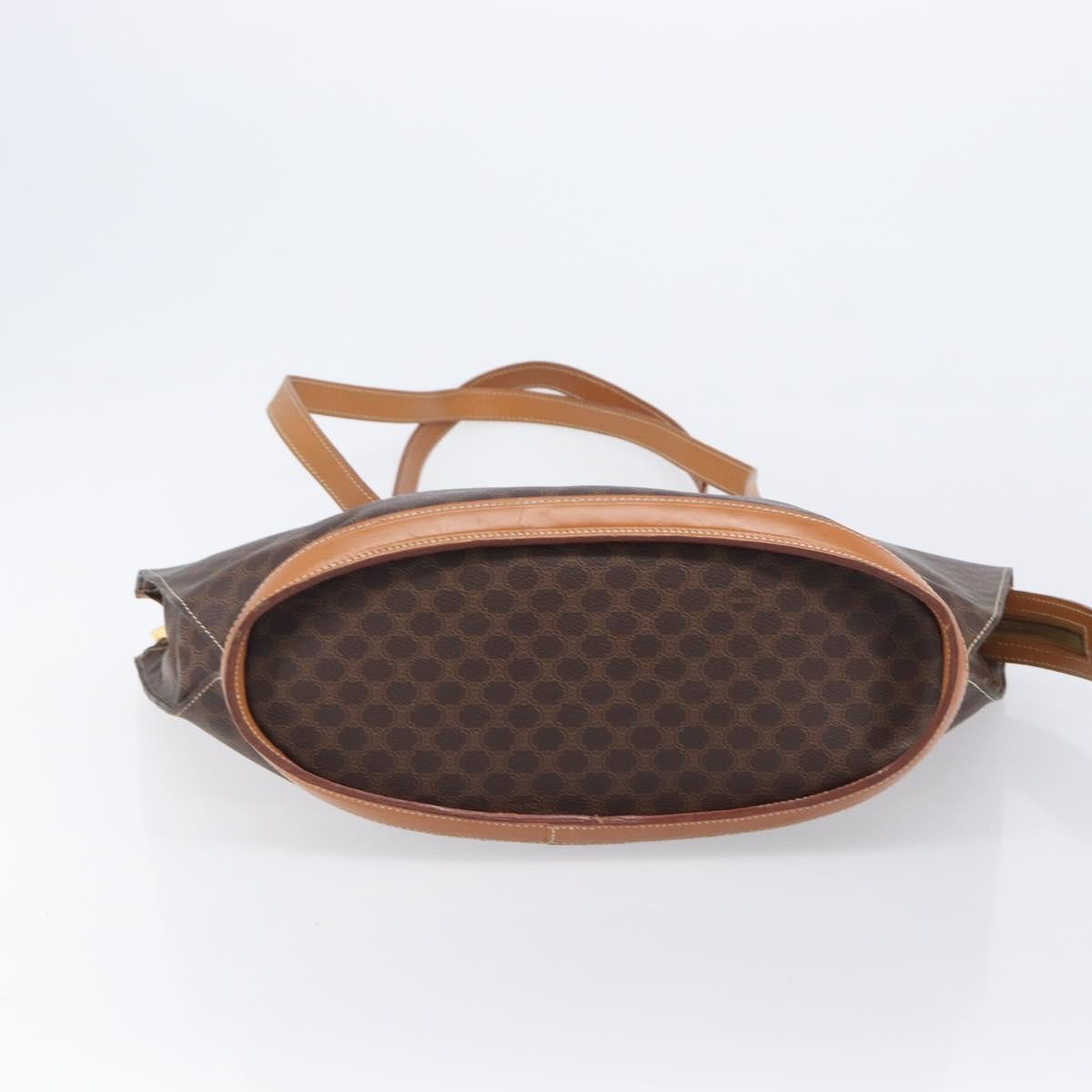 Celine Macadam Canvas And Leather Brown Canvas Tote Bag Bag (Pre-Owned)