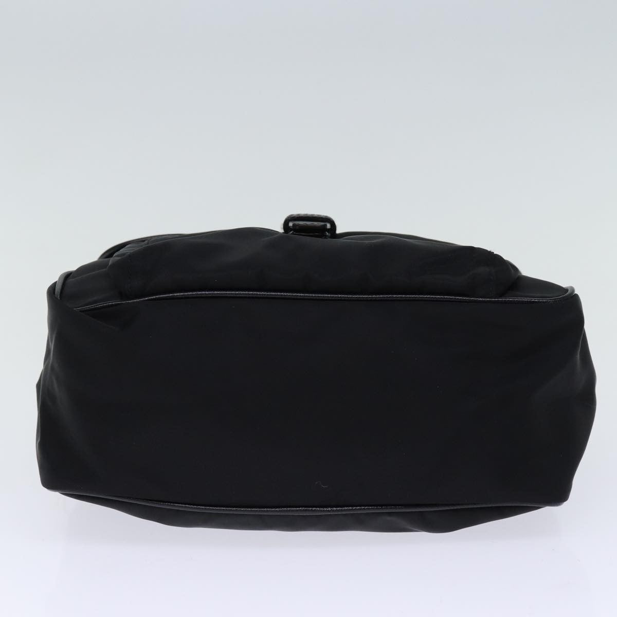 Prada Buckle Messenger Tessuto Black Nylon Shoulder Bag Bag (Pre-Owned)